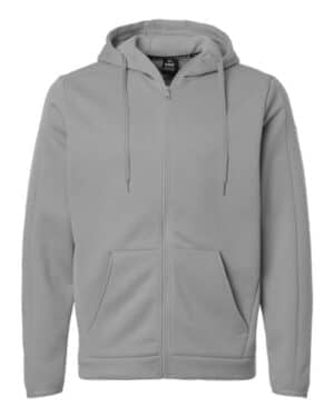 MOD GREY/ WHITE MOD GREY/ WHITE Under armour 6010886 men's armour fleece pro hooded full-zip