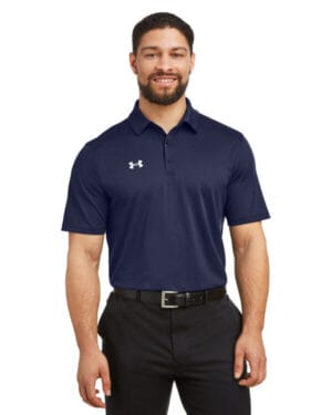 MD NVY/ WH  _410 Under armour 1370399 men's tech polo