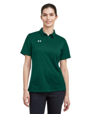 FOR GRN/ WH _301 Under armour 1370431 ladies' tech polo