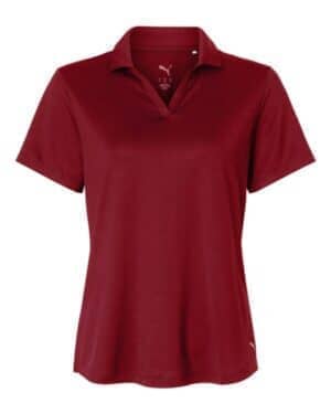 DARK CRIMSON DARK CRIMSON Puma golf 631050 women's icon polo 20