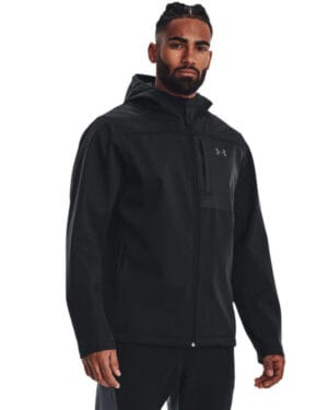 BLK/ PTC GRY_001 Under armour 1371587 men's cgi shield 20 hooded jacket