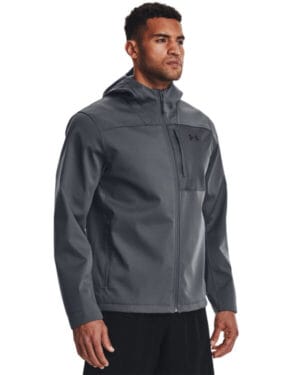 PT GRY/ BLK_012 1371587 men's coldgear infrared shield 20 hooded jacket