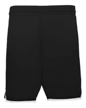 BLACK/ BLACK/ WHITE BLACK/ BLACK/ WHITE Alleson athletic A52000 men's retro basketball shorts
