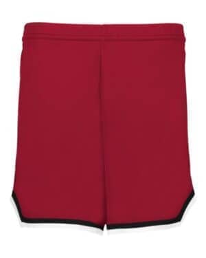 RED/ BLACK/ WHITE RED/ BLACK/ WHITE Alleson athletic A56000 women's retro basketball shorts