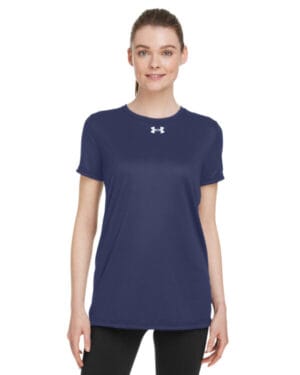MID NVY/ WHT_410 Under armour 1376847 ladies' team tech t-shirt
