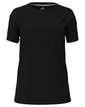 BLACK/ WHITE_001 Under armour 1376903 ladies' athletics t-shirt