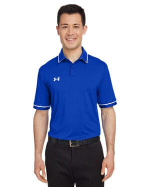 ROYAL/ WHITE_400 Under armour 1376904 men's tipped teams performance polo