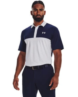 WH/ M NV/ WH_100 Under armour 1377375 men's performance 30 colorblock polo