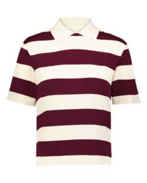 Holloway 226302 women's prep street rugby crop t-shirt