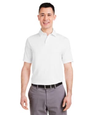 WHT/ PT GRY_100 Under armour 1383255 men's recycled polo