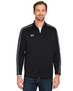 BLACK/ WHITE_001 Under armour 1383259 men's command full-zip 20