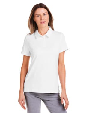 WHITE/ BLK_100 Under armour 1385910 ladies' recycled polo