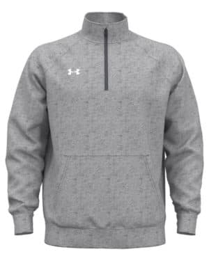 CS GR LH/ WH_025 Under armour 1386016 men's rival fleece quarter-zip