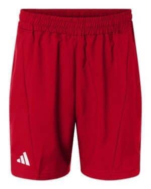 TEAM POWER RED/ WHITE Adidas AT304 men's d4t woven 7 shorts