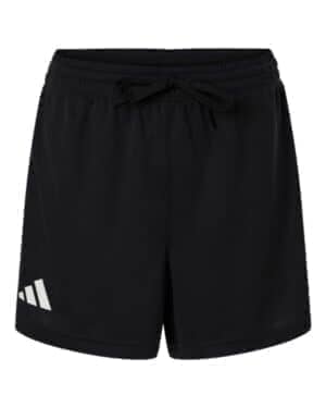 BLACK/ WHITE Adidas AT301 women's 3-stripes 3 shorts