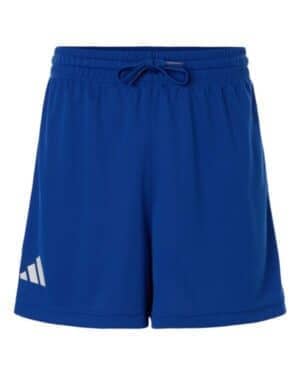 TEAM ROYAL BLUE/ WHITE Adidas AT301 women's 3-stripes 3 shorts