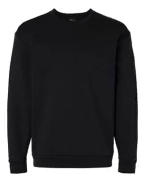 BLACK Adidas AT200 men's fleece crewneck sweatshirt