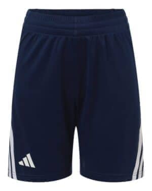 COLLEGIATE NAVY/ WHITE Adidas AT302 youth 3-stripes 7 shorts
