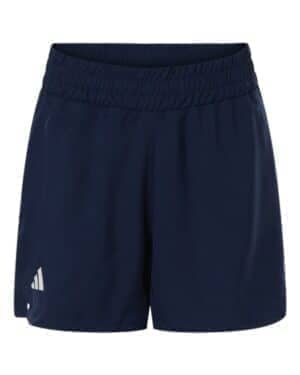 TEAM NAVY BLUE/ WHITE Adidas AT306 women's d4t woven 3 shorts