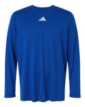 TEAM ROYAL BLUE/ WHITE TEAM ROYAL BLUE/ WHITE Adidas AT104 men's pregame long sleeve t-shirt