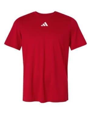 TEAM POWER RED/ WHITE TEAM POWER RED/ WHITE Adidas AT101 men's pregame t-shirt