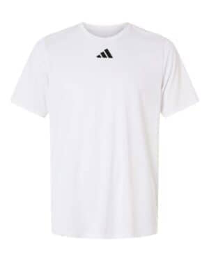WHITE/ BLACK WHITE/ BLACK Adidas AT101 men's pregame t-shirt