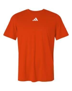COLLEGIATE ORANGE/ WHITE COLLEGIATE ORANGE/ WHITE Adidas AT101 men's pregame t-shirt