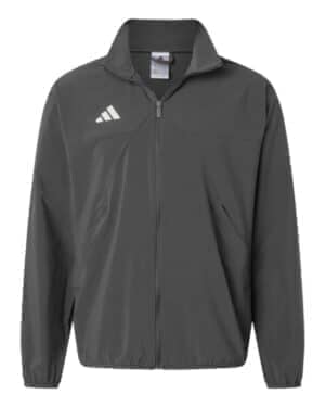 TEAM GREY FOUR/ WHITE TEAM GREY FOUR/ WHITE Adidas AT500 men's tiro woven full-zip track jacket