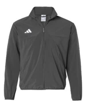 TEAM GREY FOUR/ WHITE TEAM GREY FOUR/ WHITE Adidas AT501 women's tiro woven full-zip track jacket