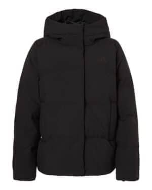 BLACK BLACK Adidas AT601 women's helonic down puffer hooded jacket