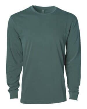 PIGMENT ALPINE GREEN Independent trading co PRM180LST unisex premium long sleeve t-shirt