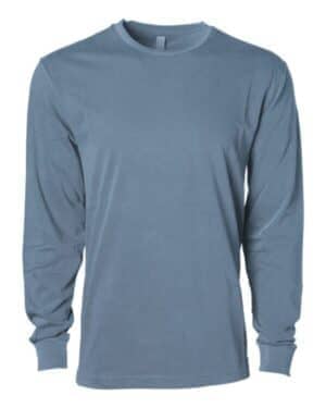 PIGMENT SLATE BLUE PIGMENT SLATE BLUE Independent trading co PRM180LST unisex premium long sleeve t-shirt