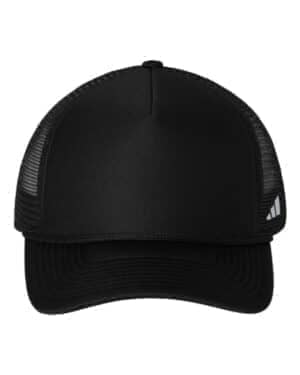 BLACK/ WHITE Adidas AH608 fundamental dispatch trucker cap