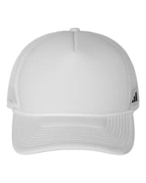 WHITE/ BLACK Adidas AH608 fundamental dispatch trucker cap