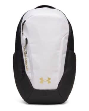 WHITE/ BLACK/ METALLIC GOLD Under armour 6013319 32l no weigh team backpack