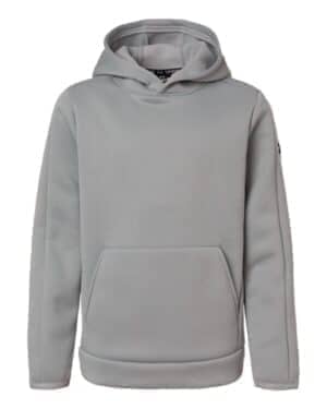 MOD GREY/ BLACK MOD GREY/ BLACK Under armour 6012355 youth fleece pro hooded pullover