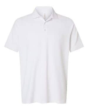 WHITE WHITE Team 365 TT130 men's topspin stretch grid textured polo