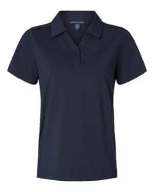 NAVY Devon & jones DG115W women's motion shadow stripe polo