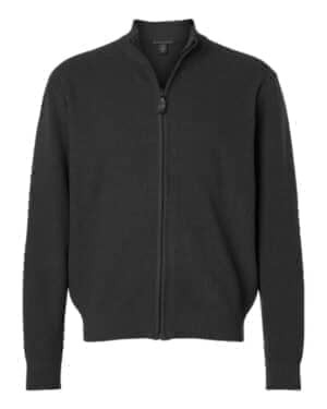 Devon & jones DG451 men's hartland textured full zip sweater