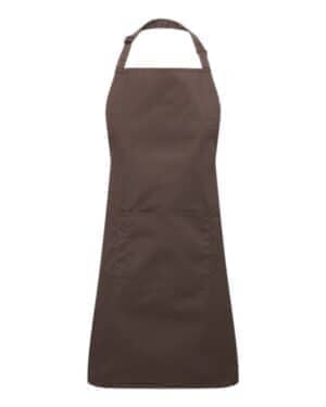 BROWN BROWN Artisan collection by reprime RP154 recycled pocket bib apron