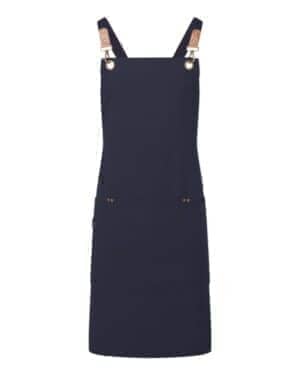 NAVY NAVY Artisan collection by reprime RP182 unisex clip & clasp cross-back bib apron