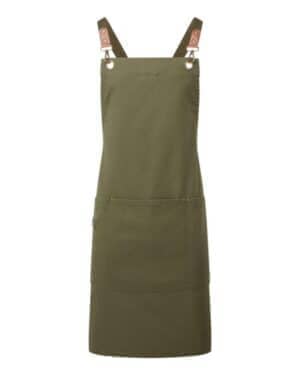 OLIVE OLIVE Artisan collection by reprime RP182 unisex clip & clasp cross-back bib apron