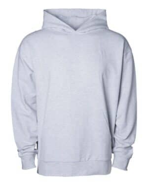 ASH HEATHER IND330BLV unisex boulevard heavyweight hooded sweatshirt