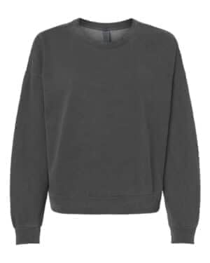 PIGMENT BLACK PRM2700 women's california wave wash sunday crewneck sweatshirt