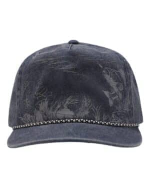 DEEP BLUE DEEP BLUE Dri duck 3334 walleye nature scene cap