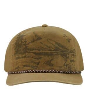 WHEAT WHEAT Dri duck 3337 mallard nature scene cap