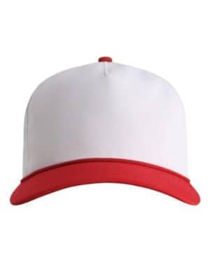 WHITE/ RED-RED Imperial 5054U the harrison cap