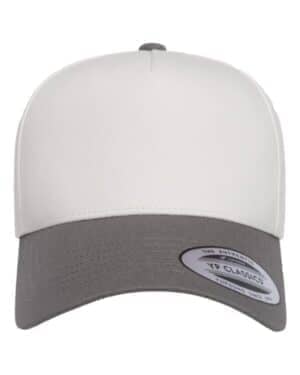 GREY/ WHITE/ WHITE GREY/ WHITE/ WHITE Yp classics 5079 retro cotton blend snapback cap