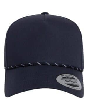 NAVY NAVY Yp classics 5079BD retro cotton blend five-panel rope cap
