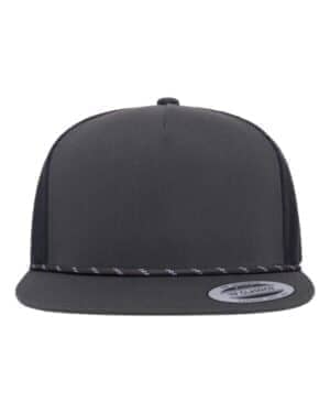 CHARCOAL CHARCOAL Yp classics 6006BD classic five-panel trucker rope cap
